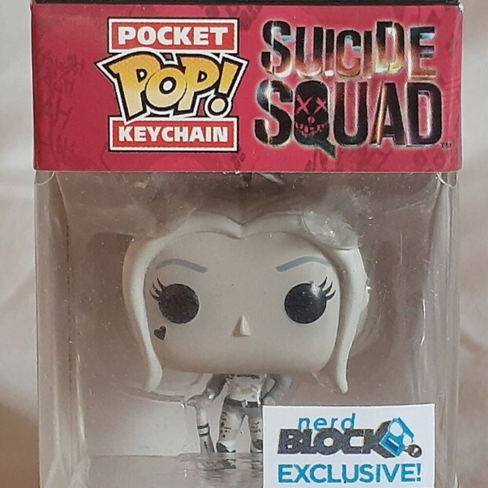 HARLEY QUINN *50 FUNKO POCKET POP Suicide Squad KEYCHAINS NERD BLOCK *50 availab